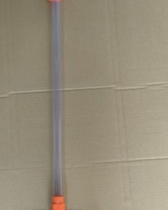 Breather tube D450 straight t-piece w/hose nozzel 20mm